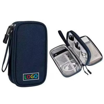Organizzatore di cavi da viaggio: Custodia per Caricabatterie e Power Bank, Custodia per Chiavetta USB e Auricolari.