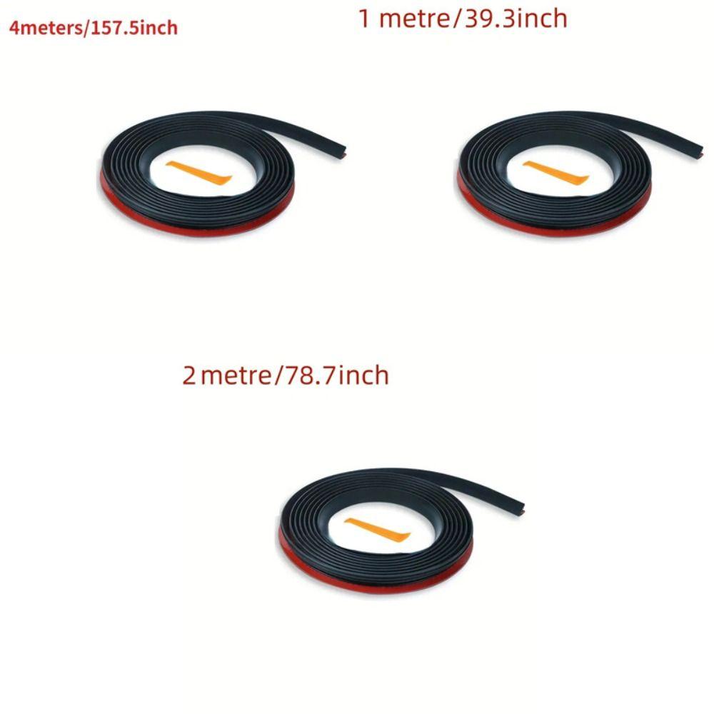 Rubber Material Car Rubber Sealing Strips V-Shape Design Waterproof Strip  Glass Gap Sealing