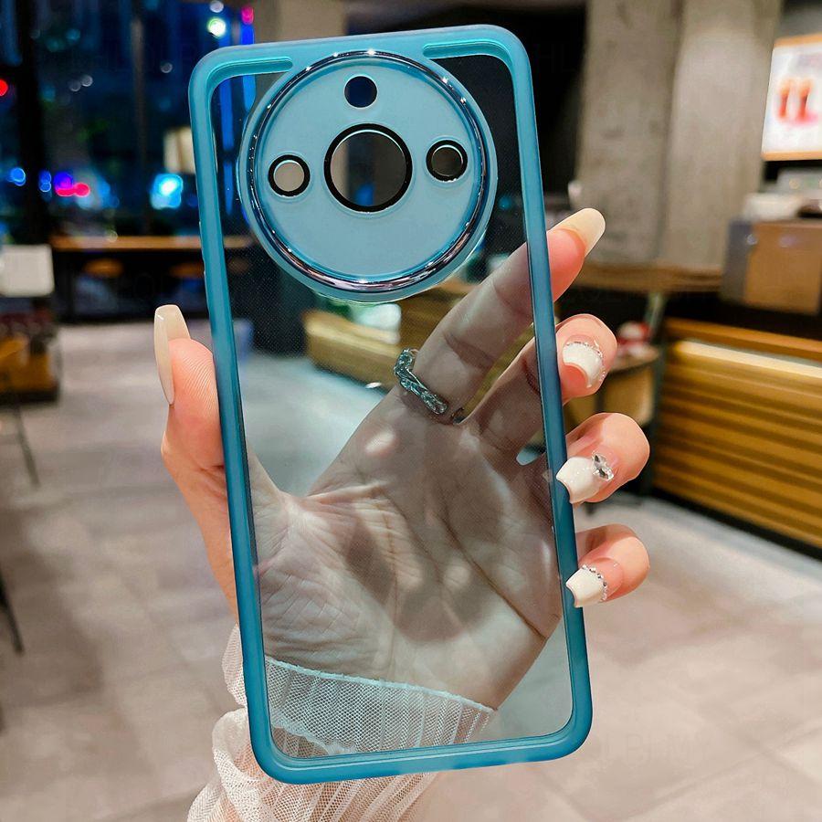 Transparent Phone Soft Case For Vivo Y72 5G Y52 V23 V27 OPPO A98 A79 A57 A77 A78 A96 A54 Realme C30 C31 C33 C35 C67 Camera Lens Protector Film Cover