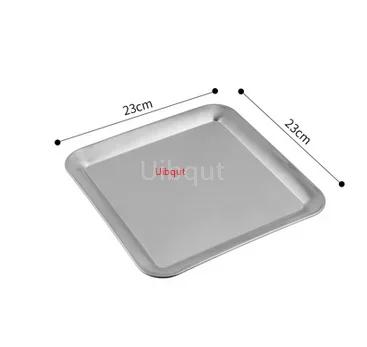 304 gold golden Stainless Steel Food Storage Trays BBQ Sushi Flat Dish Bread Pastry Baking Pan Kitchen Fruit Vegetable Plate