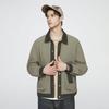 Spring and Autumn American Retro New Style Old Lapel Contrasting Three-dimensional Pocket Top Loose Jacket Casual Jacket
