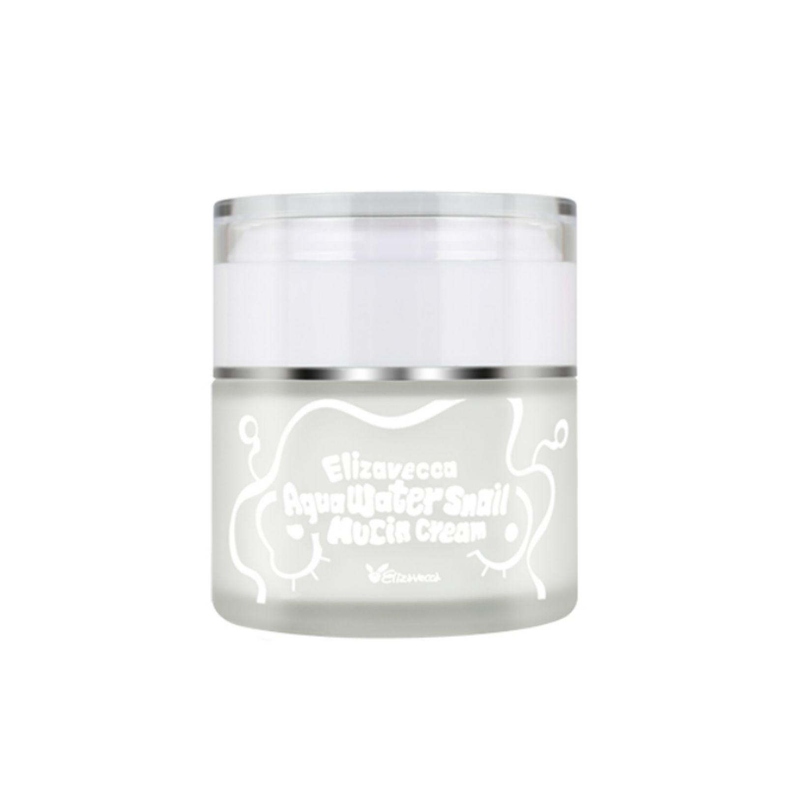 ELIZAVECCA Aqua Water Snail Mucin Cream 50ml(1.69oz) 1ea