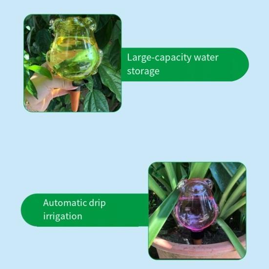 Self Watering Bulb for Automatic Watering Slow Release Terracotta Planter Insert Indoor Plants Watering Spike