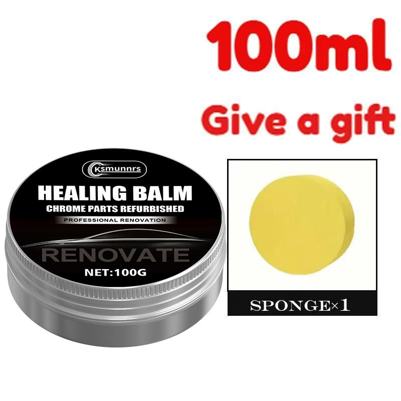 100g Car Crystal Wax, Brazilian Carnauba Wax, Auto Paint Sealant, High Gloss, Long-Lasting Protection, Waterproof Polishing for