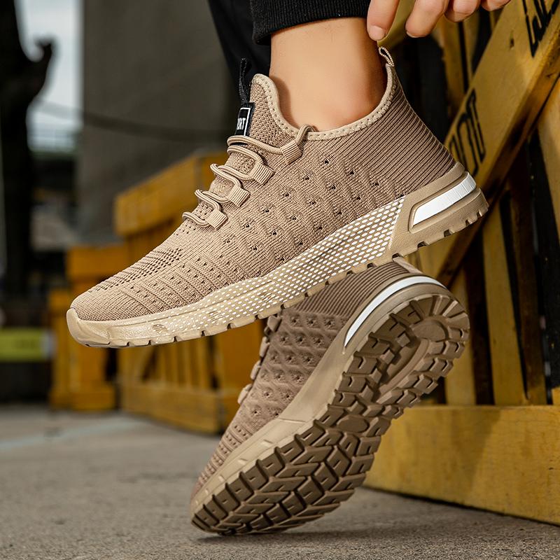 Fashion Men's Running Shoes Fitness Shoes, Anti Slip Tennis Exercise Walking Sports Casual Lightweight Breathable Mesh Shoes Designer