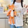PP Cotton Shoulders Dual Use Knapsack Collection Animal Doll Plush Schoolbag  Kids Playing Supplies