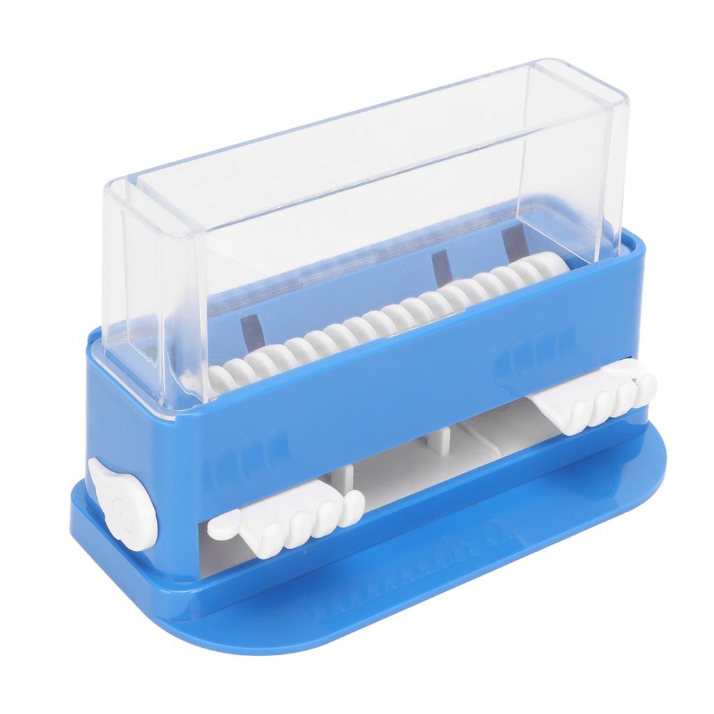 Dental Micro Applicator Dispenser Compact Convenient Large Capacity Dental Cotton Tip Box Blue
