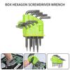 W89C Hex-L Keys Allen Wrench Tools Screwdriver Wrench Set for Hard Drive