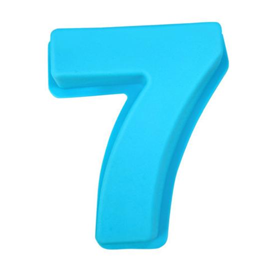 Pečicí forma Nádherně ohebná Dlouhotrvající Forma na sušenky Dodávající vitalitu 3D Čísla Forma na donuty Forma na dort pro pekárnu