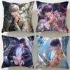 Game Character Rafayel Love Deepspace Cushion Cover Soft  EasyWash Pillow Case  Versatile for Couch Bed Travel and Office
