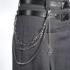 Punk  Star Waist Chain Simple Tassel Pants Chain Personalized Hip Hop Multilayer Waist Chain Clothing Accessories Gifts