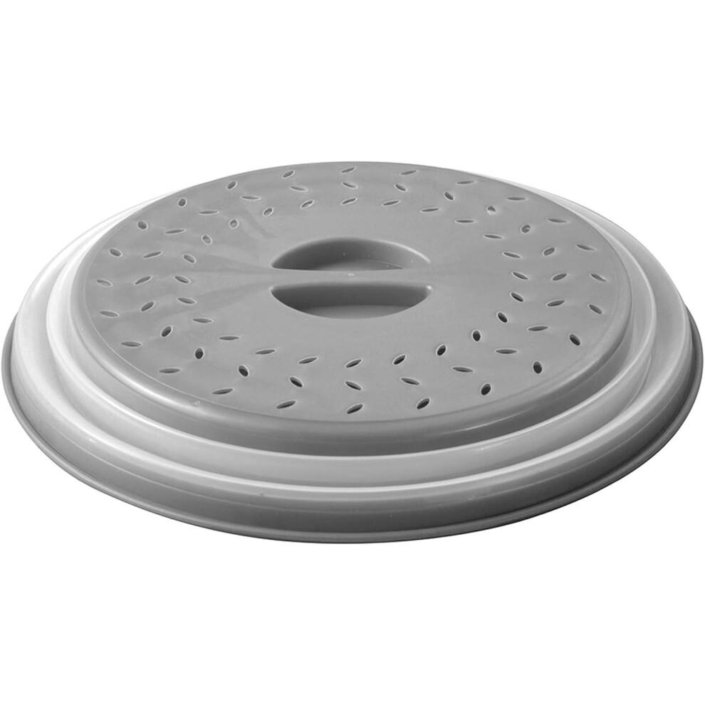 Microwave Cover with Easy Grip Handle, Collapsible Design for Space-saving Storage, Ventilation Holes for Optimal Steam Escape, Bpa Free Silicone &