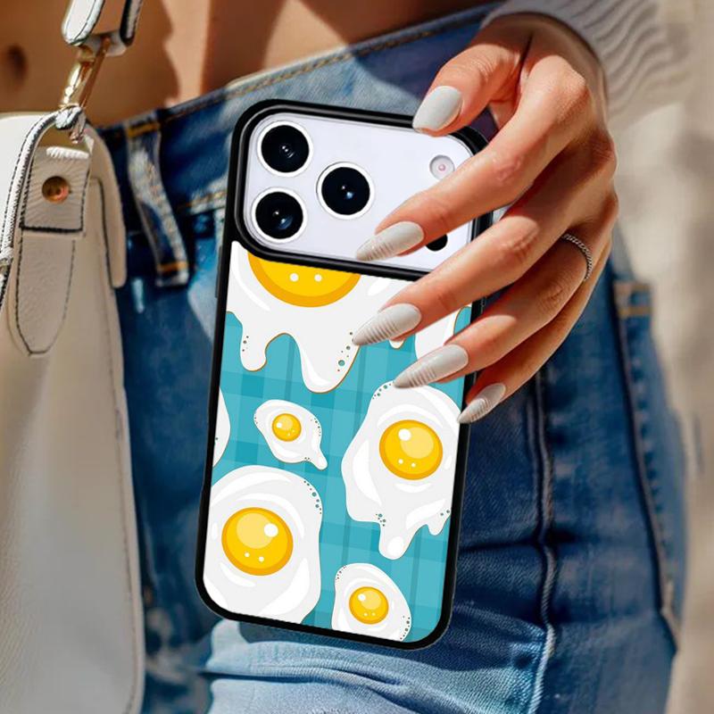 Minimalistic Pastel Egg Phone Case For iPhone 17 Air 14 15 13 12 Max Cover For Apple 16e 11 Pro Max Plus Coque