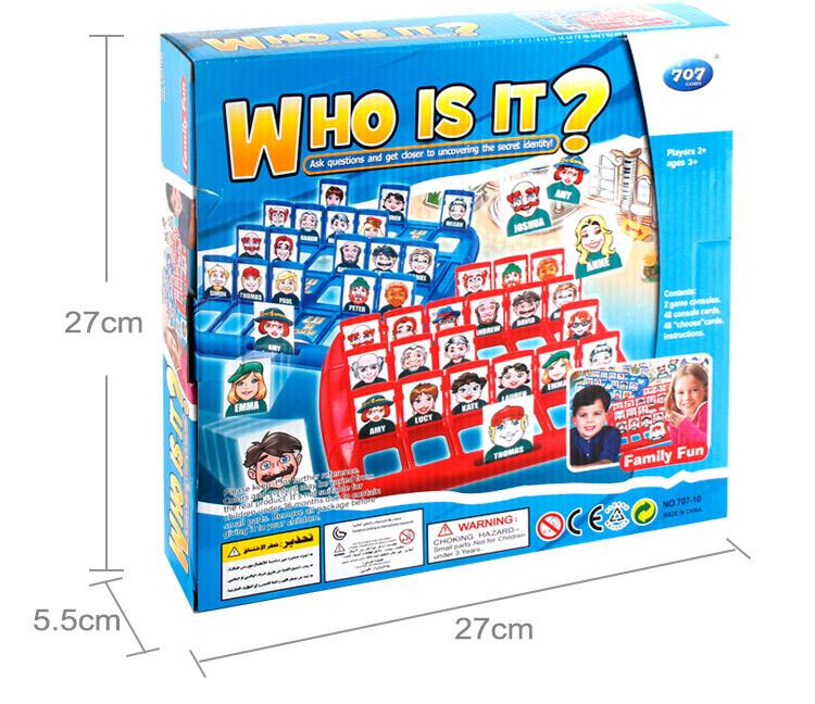 

707-10 Угадай, кто это, Логическое мышление Интеллект Многопользовательская настольная игра Игрушки Кто это
