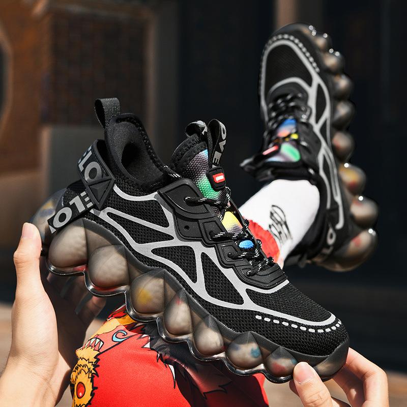 

Новая мода Светоотражающие кроссовки Мужская повседневная обувь