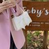 2025 Niche Women's Fairy Bow Handheld Small Square Bag - Sweet Girl Shoulder Crossbody