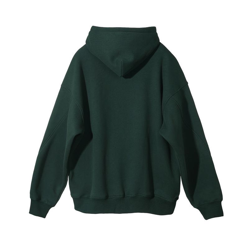 Trendy 400g Sherpa Fleece Hooded Sweatshirt - Non-Shedding