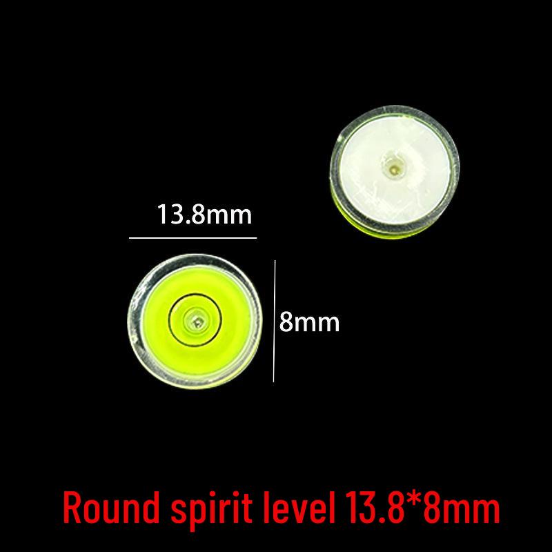 Compact Cylindrical Green/Red Line Horizontal Bubble Level Ruler