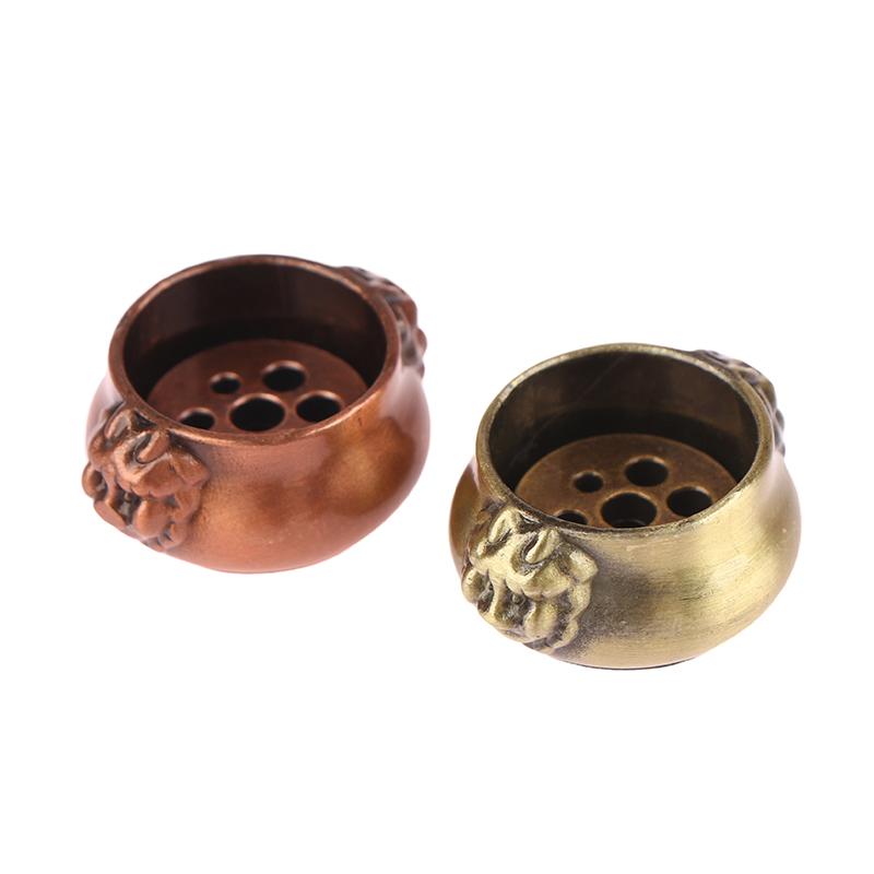 1Pc 7 Holes Lion Head Incense Burner Plate Holder Home Incense Stick Ornament