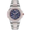 1pc / Lot Men Brand Watches Silver Fashion Alloy Band Hip Hop Diamond Quartz Luxury Watch SSS Supply Montres De Marque De Luxe
