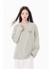 Women's 2025 American Style Pure Cotton Long-Sleeve T-Shirt: Loose Fit, Ideal for Autumn/Winter.