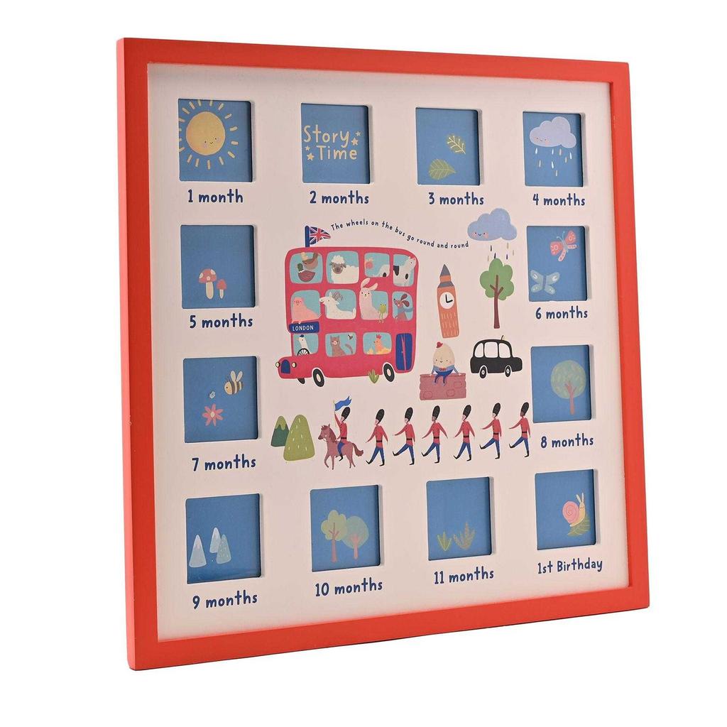 Celebrations Wheels On The Bus My First Year Photo Frame