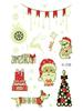 Ricalon Glow-in-the-Dark Waterproof Christmas Temporary Tattoos for Kids