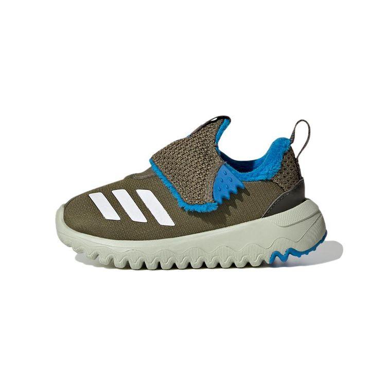 

Adidas Suru365 Comfortable Versatile Non-Slip Shock Absorbing Durable Low-Top Walking Shoes Baby Shoes White Green GY6676 26½