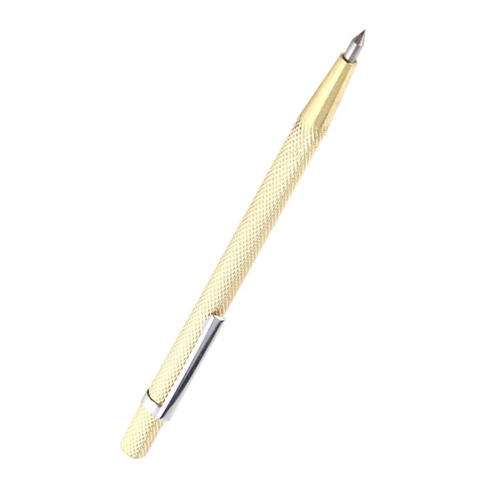 5.7 Inches Length Scriber Tool Gold Color Glass Engraver Engraving Pen Tool For Precision Marking