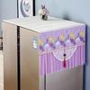 Kühlschrank Staubschutz Abriebfest und Sonnenschutz Mikrowellenherd Staubschutz Tuch Modern Minimalistisch Kühlschrankabdeckung