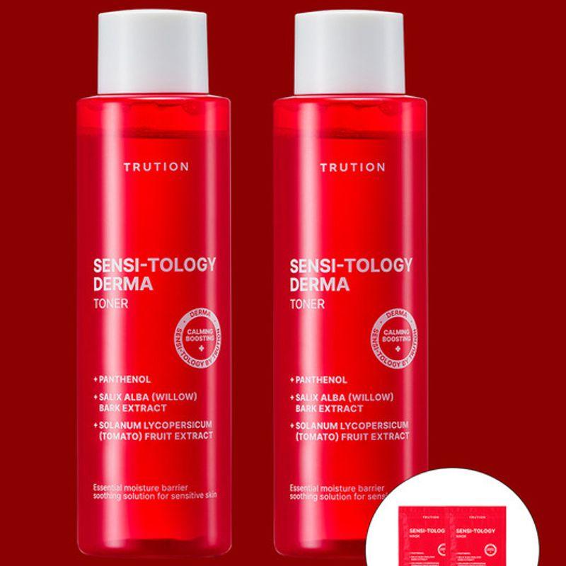 trution [1+1] Trution Sensitology Derma Toner 200ml (+2 free mask packs) Truthon Sensitology Derma Toner 200ml 1+1