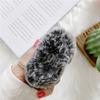 Plush rabbit ears for apple AirPods pro2 3rd generation earphone case protective cover cute simple creative women