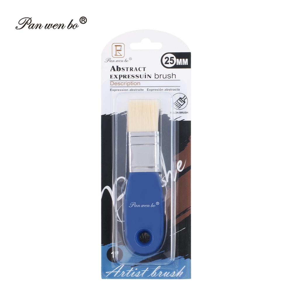 

Flat Head Wooden Oil Painting Brushes for Art Students Good Quality