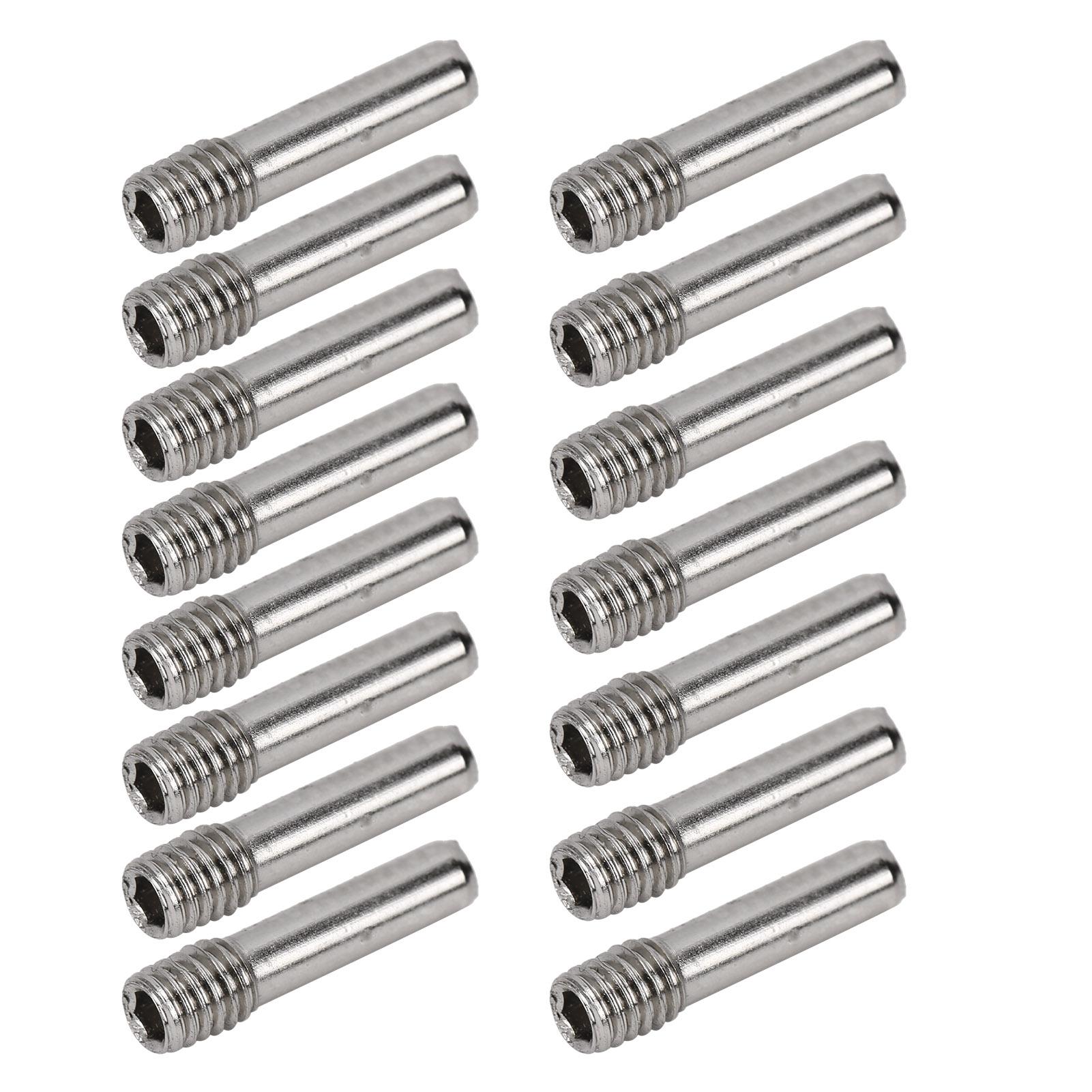 15Pcs M3 Hex Screw Stainless Steel Headless Screws Fastener RC Car Model Accessory