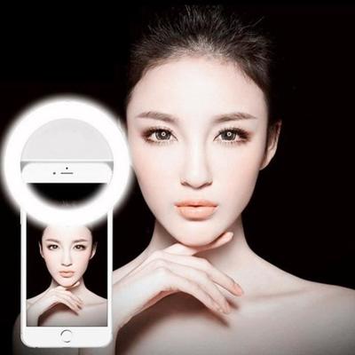 Selfie Light Ring Light 3 Brightness Levels LED, Selfie Lighting for Night and Darkness for Photography Improvement