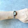 Used SEIKO Seiko 3421-5000 Ladies Watch Quartz Silver Dial Oval Working Vintage