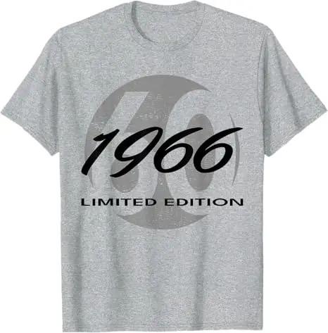 60th Birthday Man Woman 60 Years 1966 Funny Gift TShirt Born in 1966 Novelty Saying Tee Women Men Personality Top Birthday Gift XL