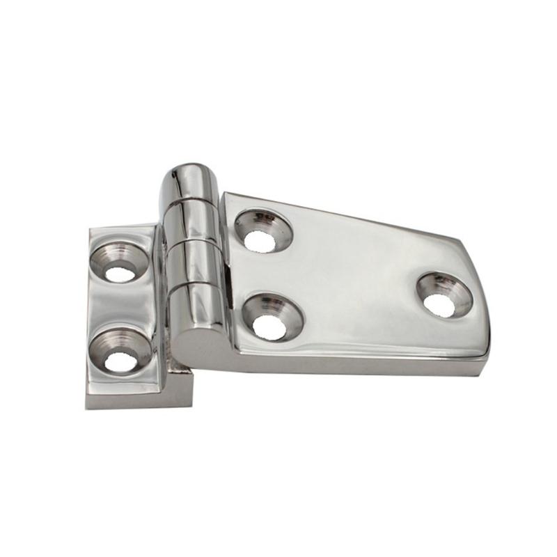 316 Stainless Steel Cabin Door Hinge Polished Finish Door Hinges Saltwater Resistant Door Hinge Replacement for Boats