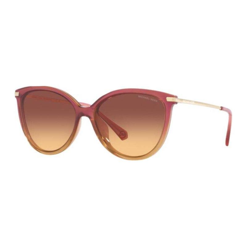 MICHAEL KORS Temple logo metal cat eye sunglasses women s pink