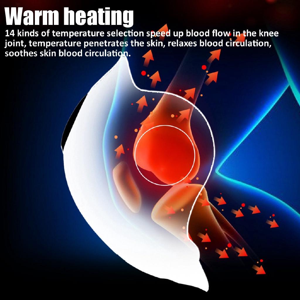 Knee Massager Laser Heated Air Massage Knee Physiotherapy Instrument Knee Massage Rehabilitation Pain Relief Knee Massage & Relaxation