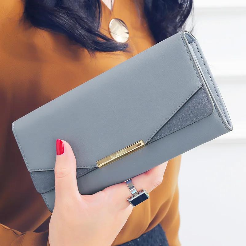 Women's Envelope Wallet High Quality Clutch Purse Large Capacity Mobile Money Card Holder Women's Advanced Long Money Clip