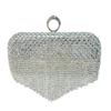 Fashionable Banquet Clutch, Diamond-encrusted Party Evening Bag, Paired with Wedding Dress, Banquet and Dinner Bag Casually