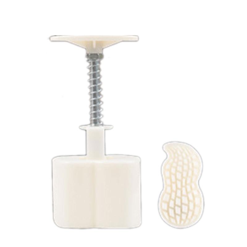 Hand Pressure Moon Cake Molds Peanut Persimmon Cookie Stamp Moon Cake Maker MidAutumn Festival Cookie Pastries Tool