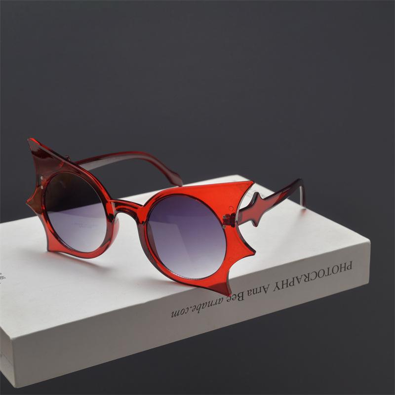 1PC Halloween Bat Hip Hop Funny Sunglasses New Sunglasses Nightclub Disco Sunglasses