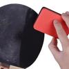 Roter Tischtennisschläger-Reinigungsschwamm, Weicher Gummi-Radierbürste für Ping-Pong-Schlägerpflege, Staubschutz-Reinigungszubehör-Set