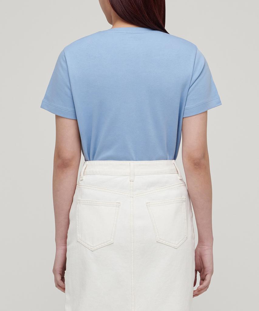 MUSINSA STANDARD WOMAN Women'S Basic Crew Neck T-Shirt [Sky Blue]