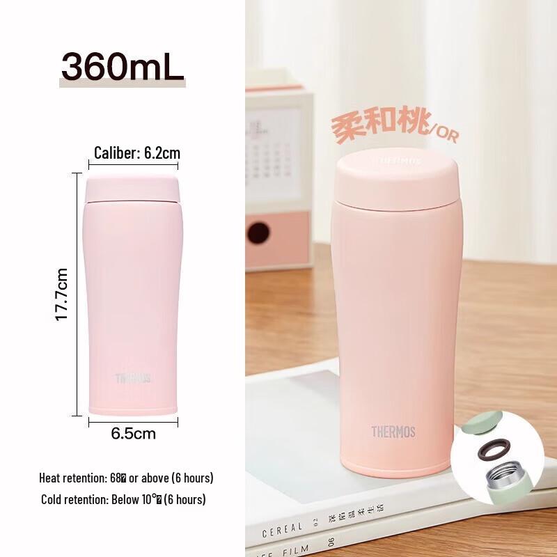 

THERMOS Simple Frosted Anti-Slip Screw-Cap Insulated Bottle