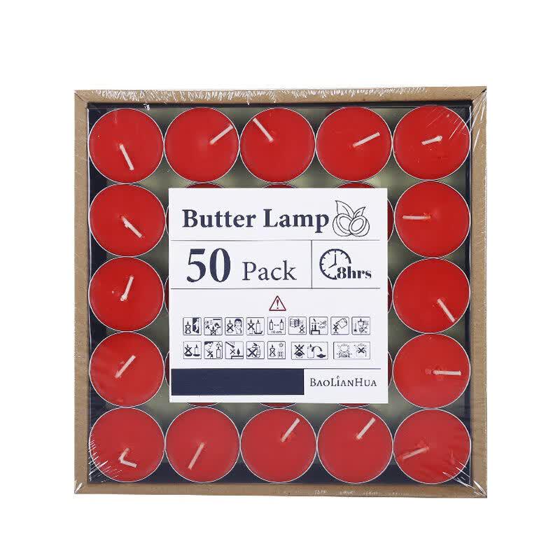 LIEI Smokeless Odorless Tea Candles