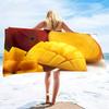 Mango Frucht Mikrofaser Sandfrei Schnelltrocknend Strandtuch,Leicht Übergröße Dünn Super Saugfähig Handtuch Pool Reisen Camping