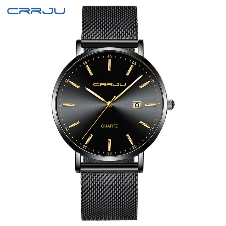 CRRJU 2161 Men's Starry Sky Fashion Watch - Simple Business Design